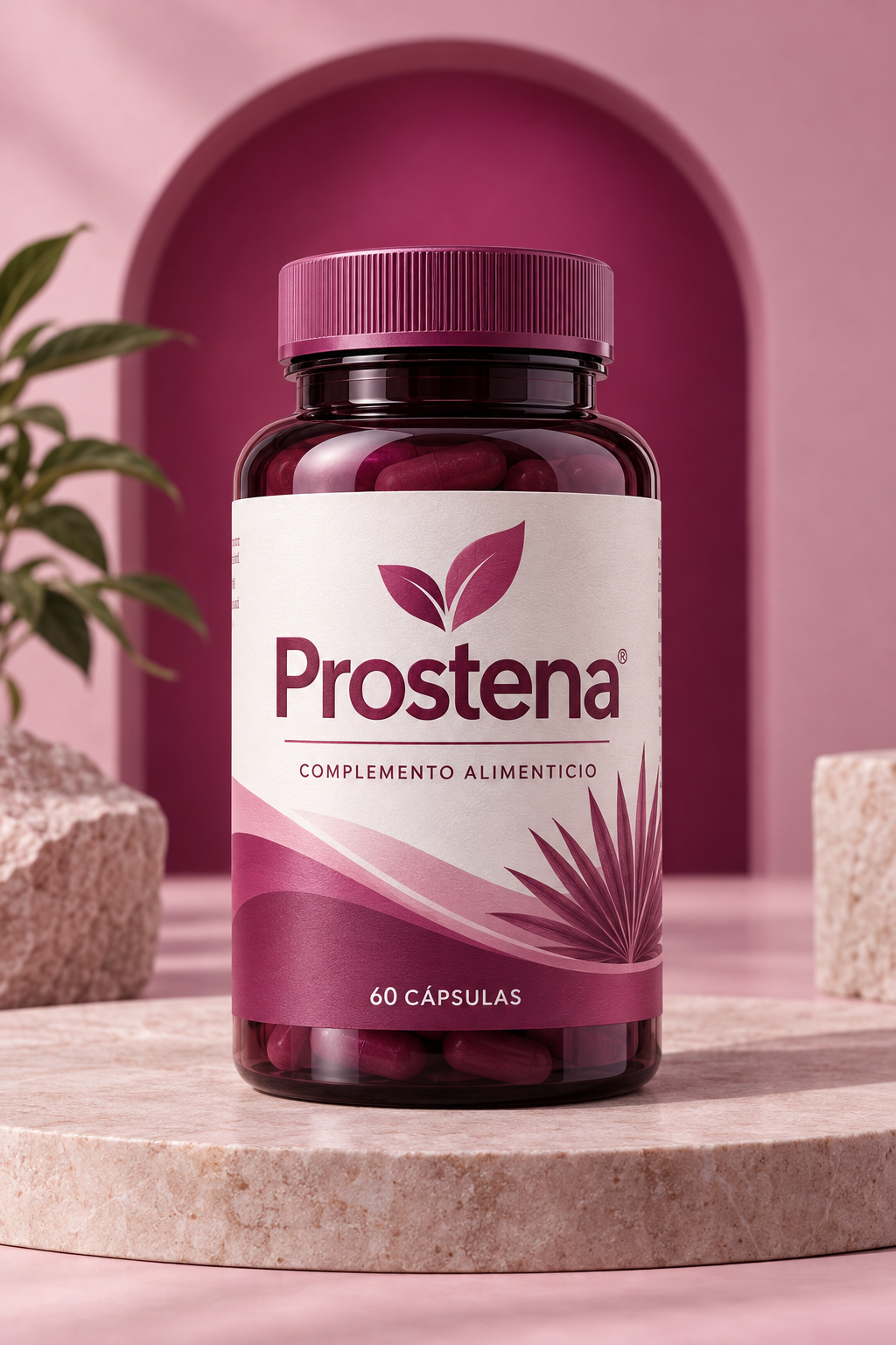 Frasco Prostena, fórmula botánica de 60 cápsulas